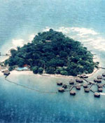 the island
