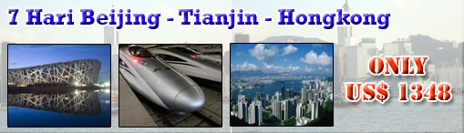 7 Hari Beijing Tianjin Hongkong